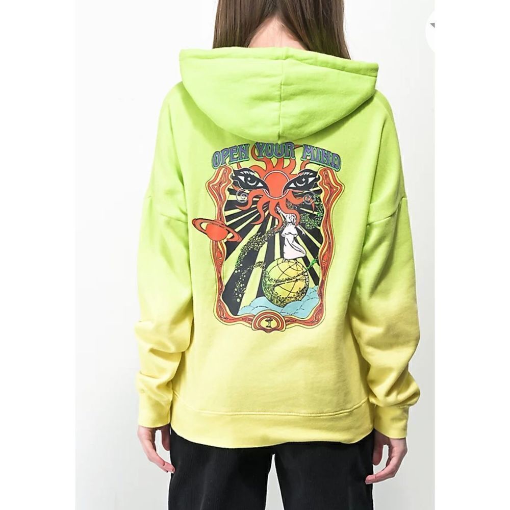 Zumiez Empyre Fredia Open Your Mind Green Hoodie New Size Medium